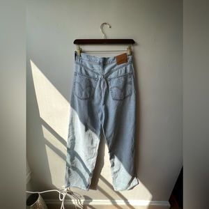 LEVI HIGH LOOSE WIDE LEG DENIM LIGHT WASH